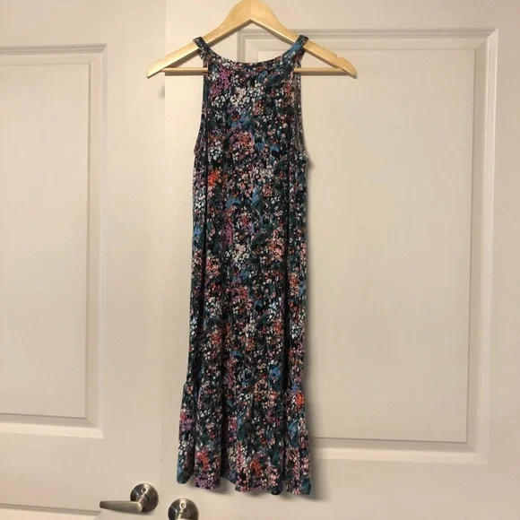 Time and Tru Summer Floral Midi Dress Size XS - Picture 3 of 12